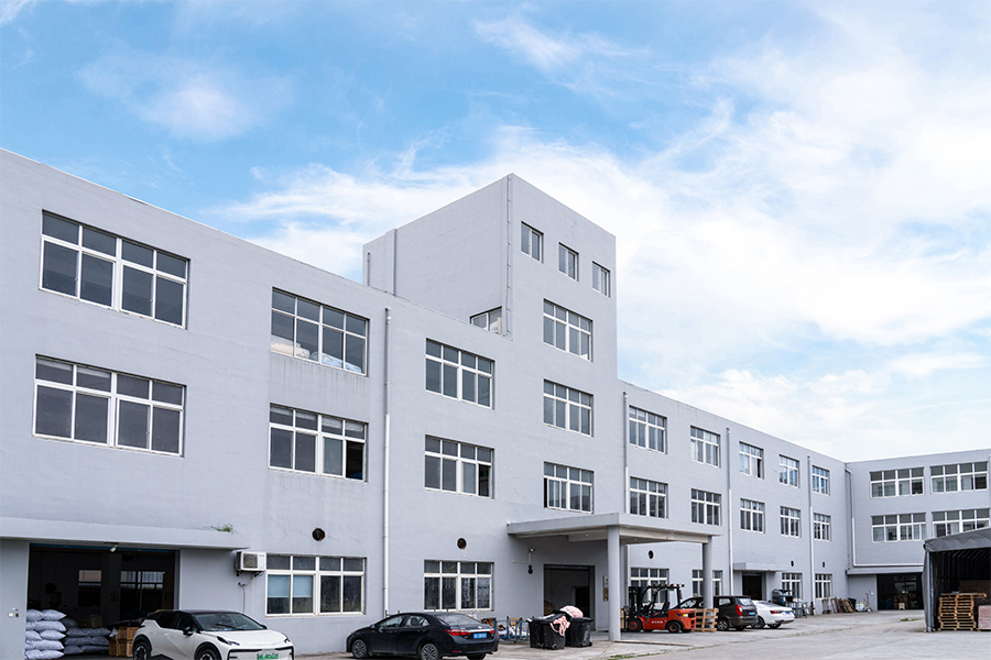 Vista exterior de la fábrica
