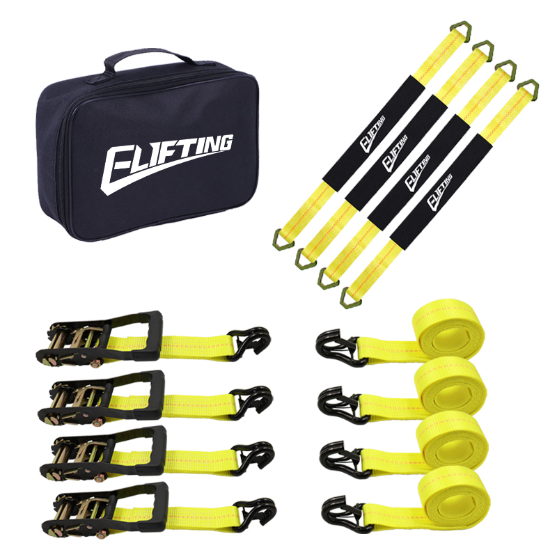 2 pulgadas x 8 ″ correas de eje de atado （4 paquetes））