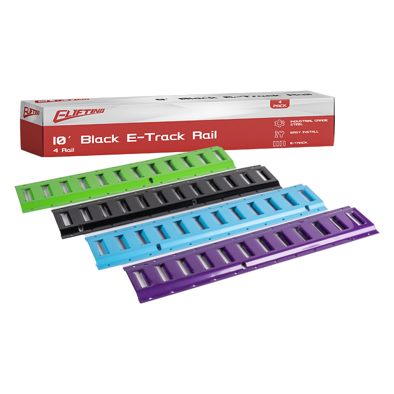 Rail horizontal de track e-Track con recubrimiento de polvo personalizado