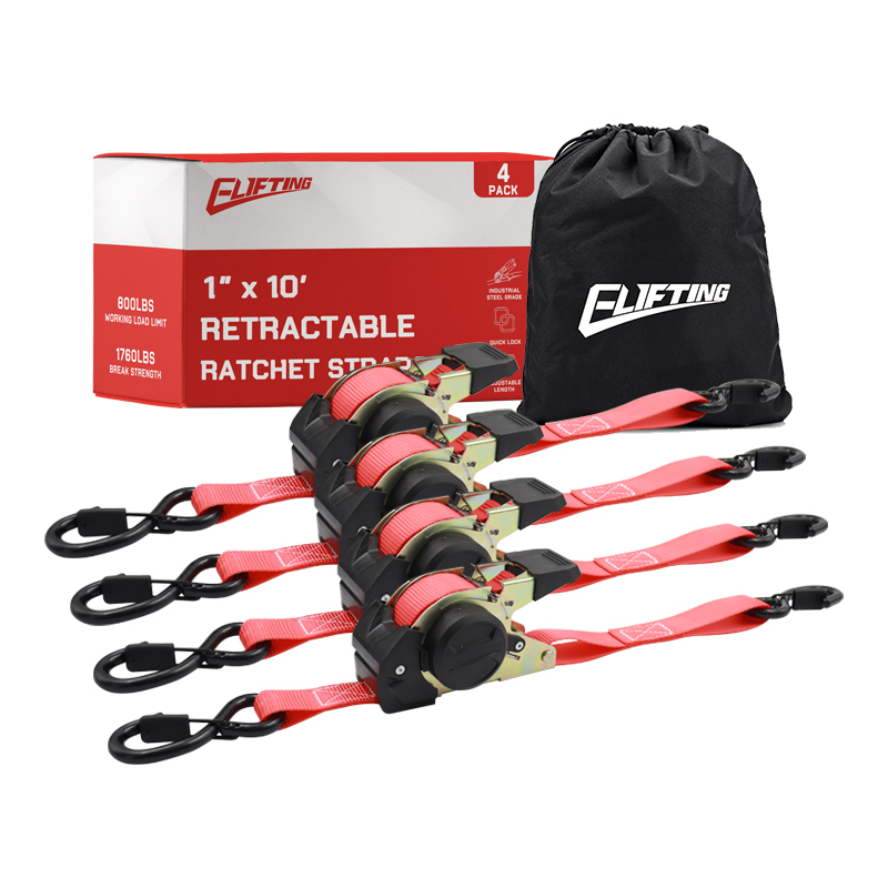1 "x 10" 1760 lbs bs correas de trinquete retráctil automático (4pk)